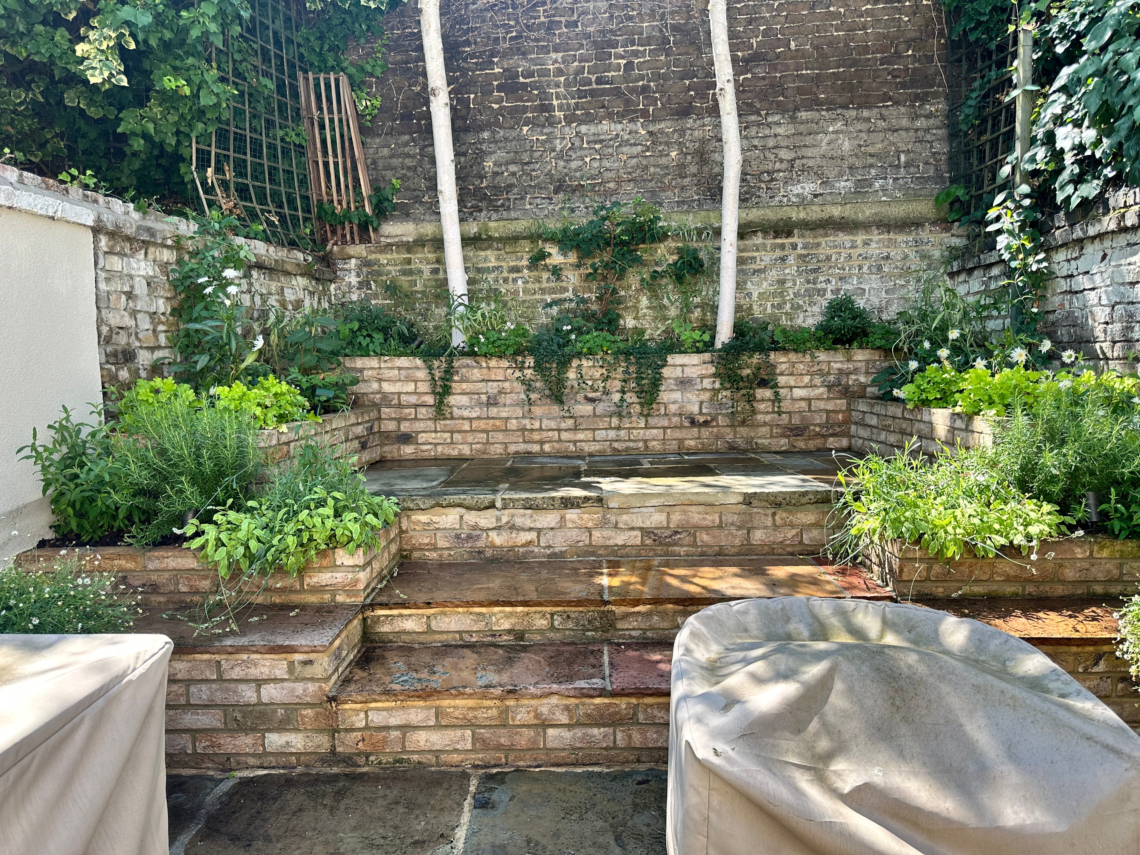 Garden paths and stone steps